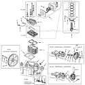 Page B Diagram and Parts List for CIQ71080VP 1999 Campbell Hausfeld Compressor